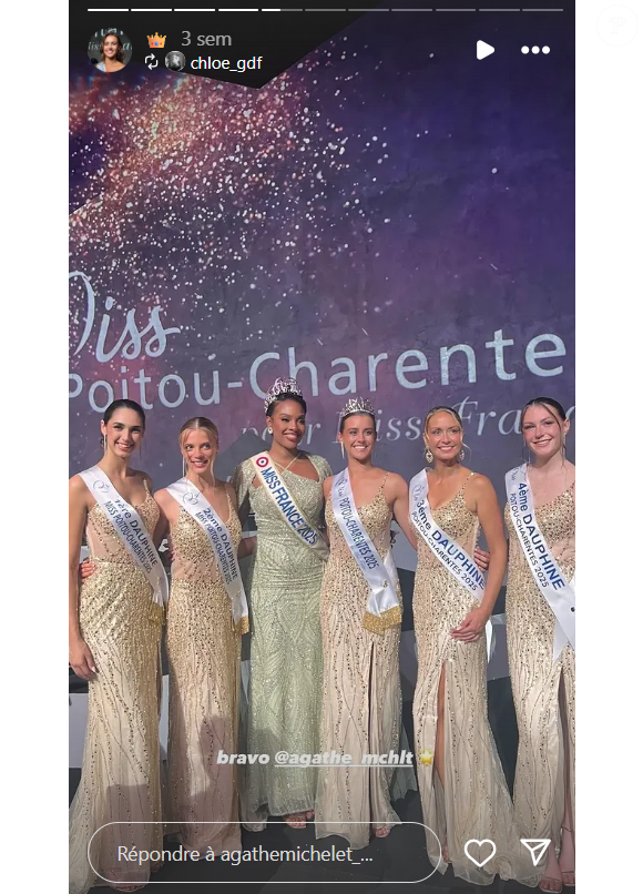 Agathe Michelet, Miss Poitou-Charentes 2025 en route pour Miss France 2026.