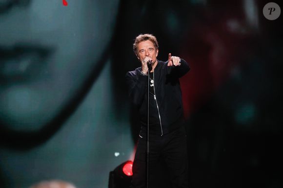 Exclusif - David Hallyday - Surprises - Enregistrement de l'émission "La Boîte à secrets", au Studio du Lendit, présentée par F.Bollaert et diffusée le 24 janvier sur France 3. Le 16 décembre 2024
© Christophe Clovis / Bestimage
