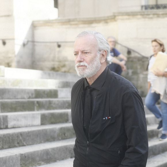 Francis Huster - Obsèques de Catherine Lachens en l'église Saint-Roch à Paris le 7 octobre 2023. © Christophe Clovis/Bestimage