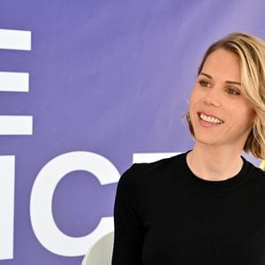 Tiphaine Auzière, avocate écrivain et fille de Brigitte Macron, durant la 28ème édition du Festival du Livre de Nice au Jardin Albert 1er. © Bruno Bebert / Bestimage