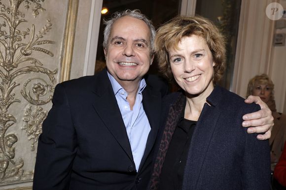 Exclusif - Olivier Macé et Anne Richard - Première de la pièce "Ca reste entre nous" au théatre du Gymnase à Paris le 5 février 2019. © Cédric Perrin/Bestimage