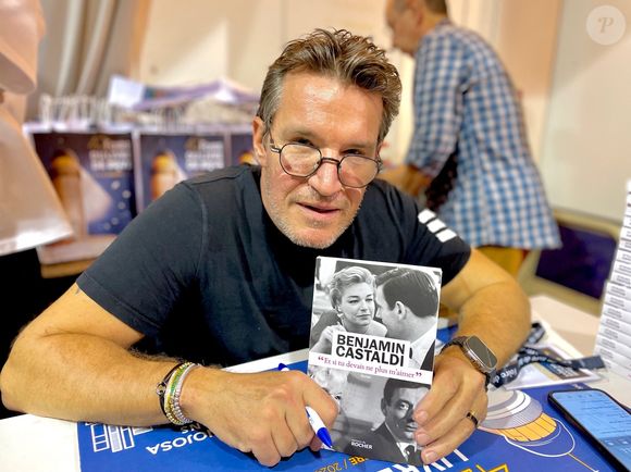 Benjamin Castaldi - Foire du Livre de Brive 2024 à la Halle Georges Brassens de Brive-la-Gaillarde le 8 novembre 2024. © Fabien Faure / Bestimage