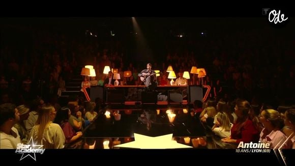 Antoine fait partie de la nouvelle promotion de la "Star Academy". Capture d'écran TF1