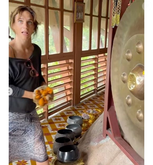 Nathalie Péchalat immortalise ses vacances au Cambodge (Capture d'écran 19 août 2025)