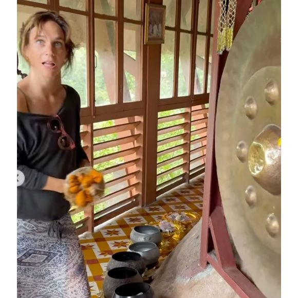 Nathalie Péchalat immortalise ses vacances au Cambodge (Capture d'écran 19 août 2025)