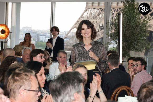 Exclusif - Eglantine Emeyé - Première édition du Multi Screen Grand Prix : une célébration inédite de la création audiovisuelle française dans le cadre prestigieux du Pullman Paris Tour Eiffel sous la présidence de S. Martin (Directeur Général de l’ARPP : l’Autorité de Régulation Professionnelle de la Publicité et également Président de La Fabrique des Formats) et animée par E. Eméyé (journaliste et présentatrice).
© Jack Tribeca / Bestimage