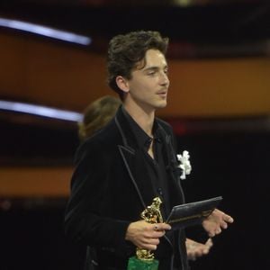 Timothée Chalamet à la cérémonie David di Donatello Awards  à Rome, le 7 mai 2025. Backgrid UK/ Bestimage