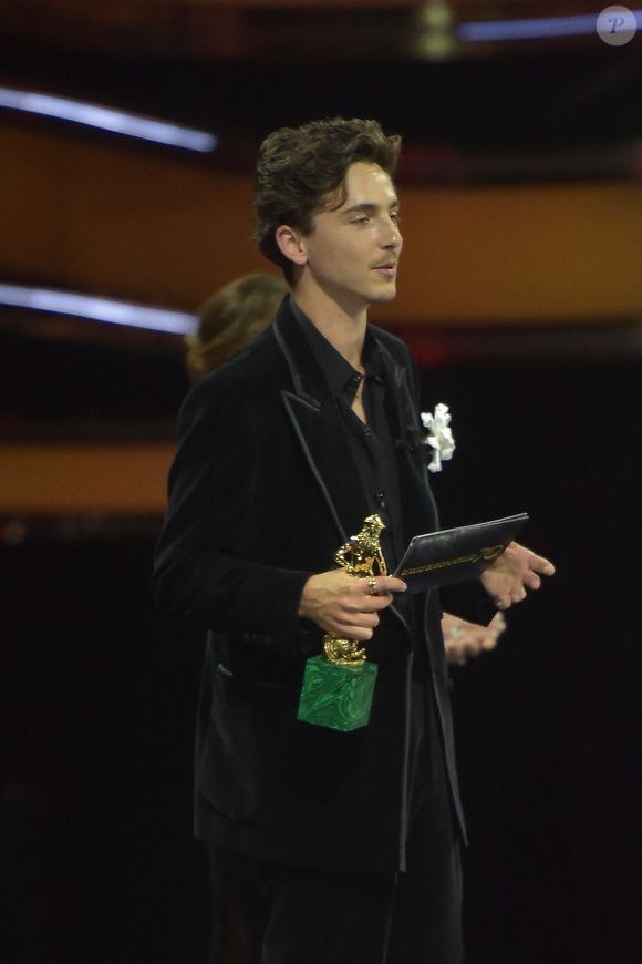 Timothée Chalamet à la cérémonie David di Donatello Awards  à Rome, le 7 mai 2025. Backgrid UK/ Bestimage