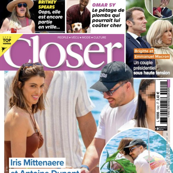Couverture du nouveau magazine "Closer" paru le 30 mai 2025