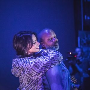 Exclusif - La chanteuse Shy'm en concert, avec son père Harry Marthe, aux Folies Bergère à Paris. Le 7 mars 2018
© Cyril Moreau / Bestimage