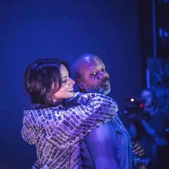 Exclusif - La chanteuse Shy'm en concert, avec son père Harry Marthe, aux Folies Bergère à Paris. Le 7 mars 2018
© Cyril Moreau / Bestimage