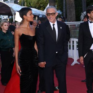 Vincent Cassel et Narah Baptista - Montée des marches du film « Karma » lors du 79ème Festival International du Film de Cannes, le 16 mai 2026. © Denis Guignebourg / Bestimage