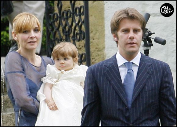 Exclusif - Baptême de Luisa, le fille du prince Emmanuel Philibert de Savoie et de la princesse Clotilde de Savoie à l'eglise de Lauenen près de Gstaad en Suisse. AGENCE / BESTIMAGE