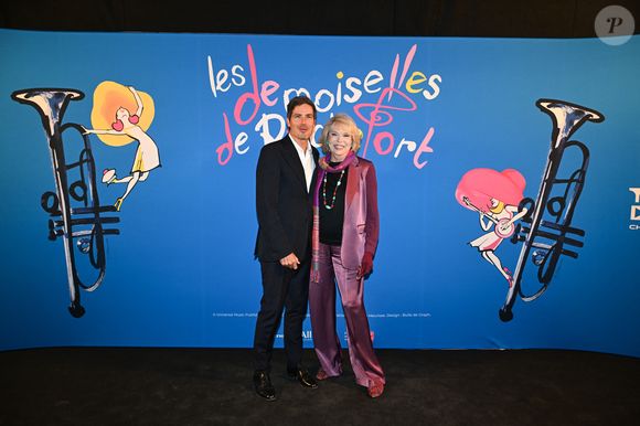 Exclusif - Mathieu Gallet, Amanda Lear - Première de la comédie musicale "Les Demoiselles de Rochefort" sur la scène du théâtre du Lido à Paris le 2 octobre 2025. @@LIONEL URMAN  / BESTIMAGE