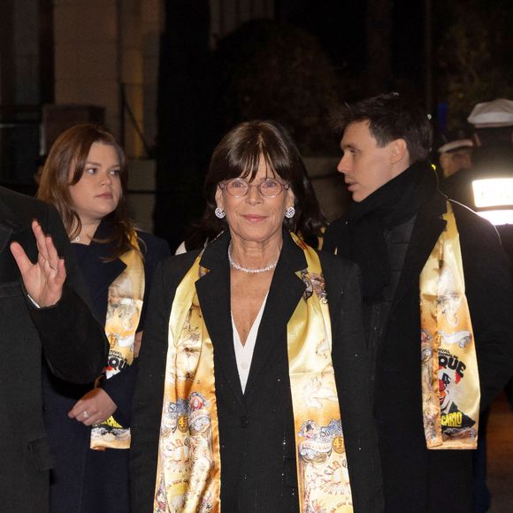La princesse Stéphanie de Monaco - Soirée de clôture du 47ème Festival International du Cirque de Monte-Carlo sous le chapiteau de Fontvieille à Monaco, le 21 janvier 2025. © Olivier Huitel / Pool Monaco / Bestimage