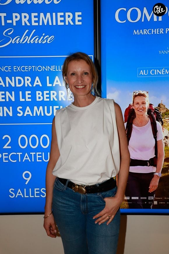 Exclusif - Alexandra Lamy lors de la première du film "Compostelle" au cinéma Le Grand Palace aux Sables-d'Olonne le 19 mars 2026.

© Noël Carrier / Bestimage
