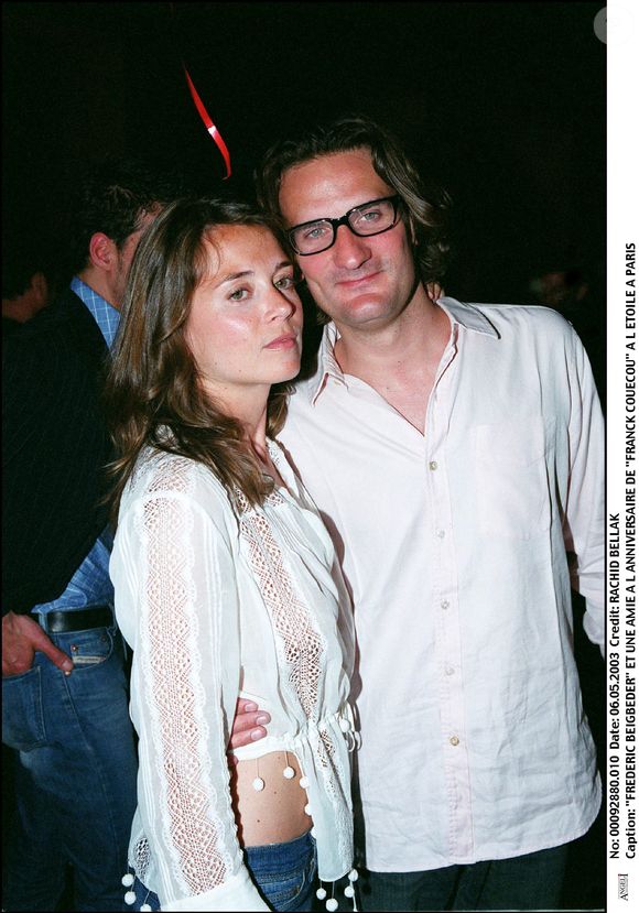 Frédéric Beigbeder et sa femme Diane à l’anniversaire de Franck Couecou à L’Étoile à Paris « plan serré ».
RACHID BELLAK / BESTIMAGE