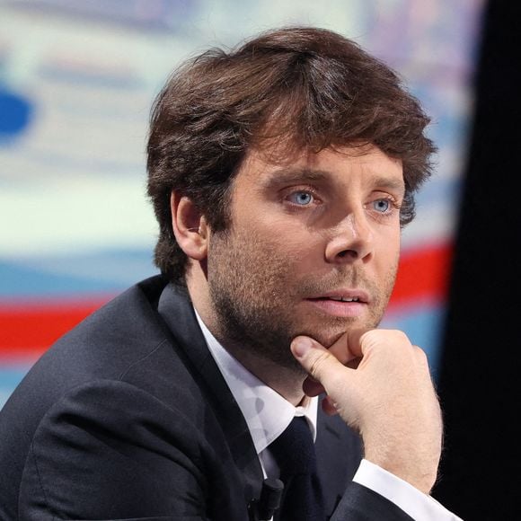 Benjamin Duhamel lors de l'émission pour le second tour des élections législatives 2024 organisée par la chaîne de télévision française BFMTV à Paris, France le 07 juillet 2024. Photo by Jerome Domine/ABACAPRESS.COM