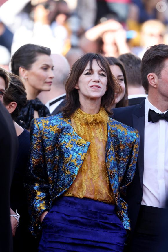 Charlotte Gainsbourg - Montée des marches du film " Fjord " lors du 79ème Festival International du Film de Cannes, le 18 mai 2026. 

© Jacovides-Moreau / Bestimage