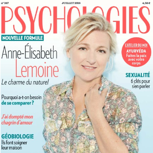 Couverture du magazine "Psychologies" de juillet 2018
