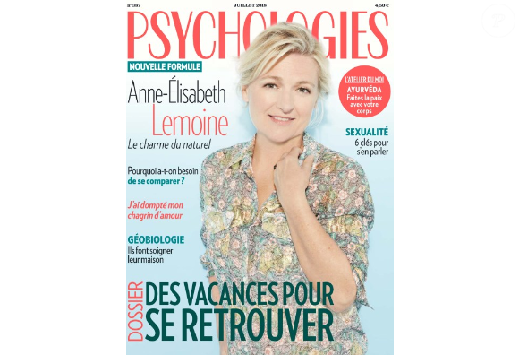 Couverture du magazine "Psychologies" de juillet 2018