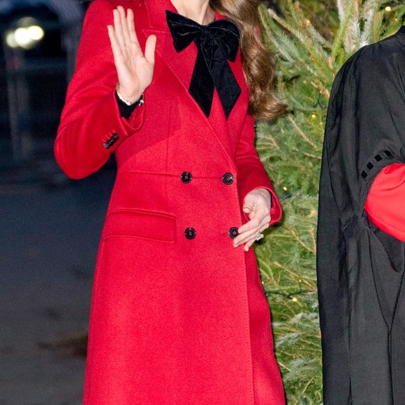 Catherine (Kate) Middleton, princesse de Galles, assiste au service Together At Christmas Carol à l'abbaye de Westminster à Londres, Royaume-Uni, le 6 décembre 2024. © Justin Goff/GoffPhotos/Bestimage