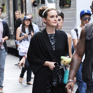 Leighton Meester - TOURNAGE DE LA SERIE GOSSIP GIRL A NEW YORK, LE 21 AOUT 2012