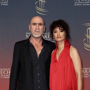 Eric Cantona et sa femme Rachida Brakni - 21ème Festival du film de Marrakech au Maroc le 1er décembre 2024. © Dominique Jacovides/Bestimage