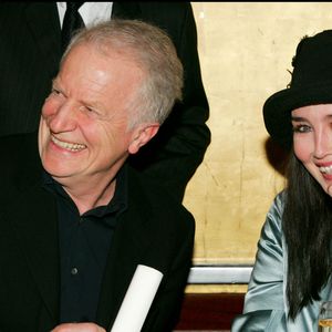 André Dussollier et Isabelle Adjani - Dîner des nominés aux César, au Fouquet's à Paris. © RINDOFF-BORDE / BESTIMAGE