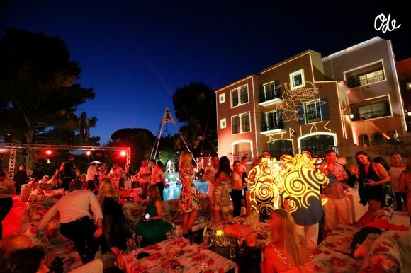 Exclusif - Illustration - Traditionnelle soirée d'anniversaire du Byblos sur le thème de la Dolce Vita à Saint-Tropez, le 19 juillet 2018. Luc Boutria / Nice Matin / Bestimage