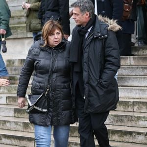 Michèle Bernier et Bruno Gaccio - Sortie des obsèques de François Cavanna au Père Lachaise à Paris. Le 6 février 2014

AGENCE / BESTIMAGE