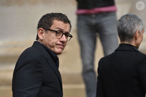 Dany Boon arrive à la cérémonie d'enterrement de l'acteur français Michel Blanc à l'église Saint Eustache à Paris, France, le 10 octobre 2024. Photo par Franck Castel/ABACAPRESS.COM