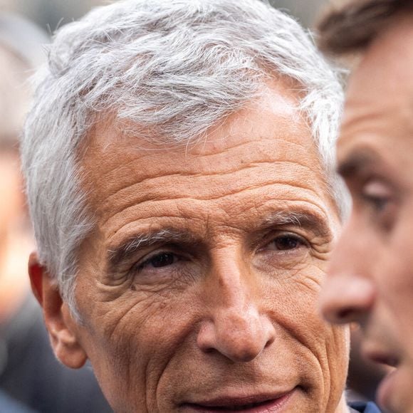 L'animateur de télévision et de radio français Nagui lors d'une manifestation de soutien à l'ONG Sea Shepherd du fondateur canadien Paul Watson à Paris le 4 septembre 2024. Photo par Alexis Jumeau/ABACAPRESS.COM