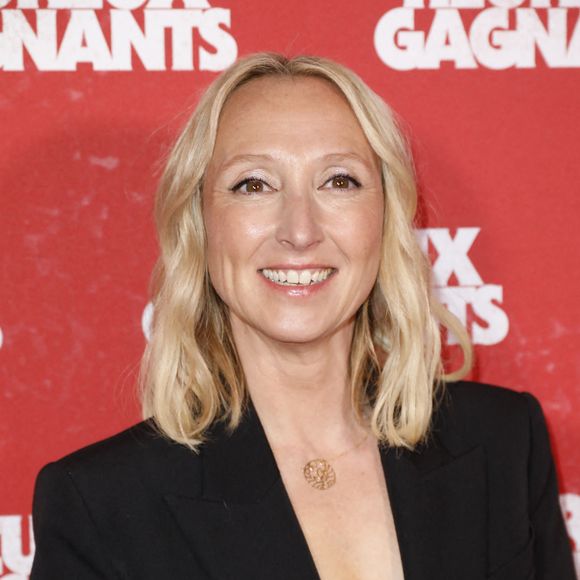 Maman de Léo, 7 ans et Alma, 3 ans, elle avoue être une mère surprotectrice, cherchant à les rendre heureux à tout prix
Audrey Lamy - Avant-premiere du film "Heureux Gagnants" au cinéma Pathé Wepler à Paris le 4 mars 2024. © Marc Ausset-Lacroix/Bestimage