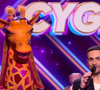 La Girafe lors du lancement de "Mask Singer 2025", le 2 mai, sur TF1
