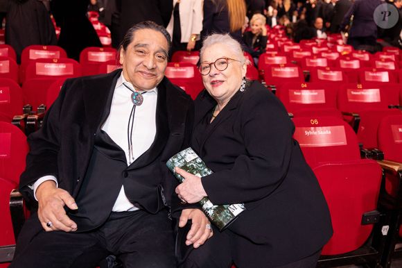 Josiane Balasko et sdon mari George Aguilar - Cérémonie de la 50ème édition de la cérémonie des César à l'Olympia à Paris, France, le 28 février 2025 © Dominique Jacovides - Olivier Borde / Bestimage