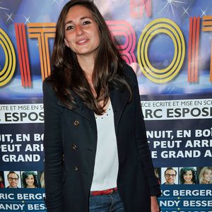 Marie Portolano - Générale de la pièce de théâtre "Rendez-vous en boîte" au théâtre de La Gaîté Montparnasse à Paris, le 7 avril 2014.  
Crédit : Agence / Bestimage
