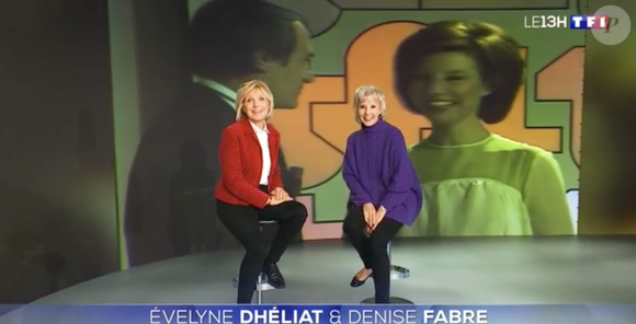 Et d'ajouter un brin nostalgique : "C'était mon âge d'or à moi, je me suis vraiment beaucoup amusée".

Denise Fabre et Evelyne Dhéliat réunies pour fêter les 50 ans de TF1