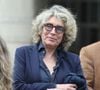 "Mon mari n’était pas surpris non, il sait que j’aime assez le côté artistique et le théâtre. Je pense qu’il a trouvé ça logique. Mais j’ai été contente qu’il apprécie la prestation vocale !"
Marie-Ange Nardi - Obsèques de P.Laffont dans la salle de la Coupole du cimetière du Père-Lachaise à Paris, le 23 août 2024. L'animateur de télévision est décédé le 7 août 2024 à l'âge de 84 ans.
© Dominique Jacovides / Bestimage