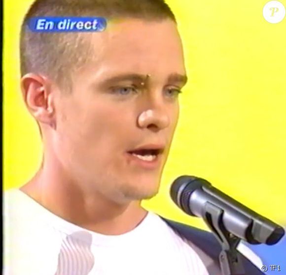 Pierre lors de son aventure dans la "Star Academy" en 2003