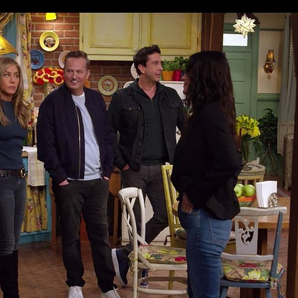 James Corden présente l'émission spéciale "Friends The Reunion" du casting de l'emblématique série "Friends", avec Jennifer Aniston, Courteney Cox, Lisa Kudrow, Matt LeBlanc, Matthew Perry, David Schwimmer et une invitée spéciale Lady Gaga.