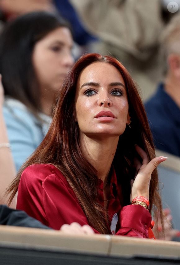 Jade Lagardère en tribunes lors des Internationaux de France de Tennis de Roland Garros 2025, à Paris, France, le 6 juin 2025. © Jacovides-Moreau/Bestimage