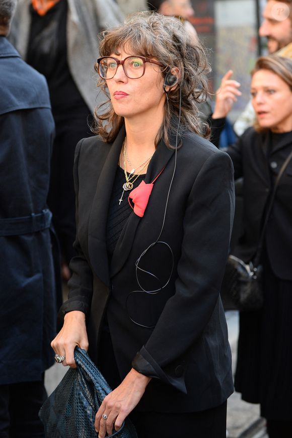 Claudia Squitieri, fille de Claudia Cardinale - Obsèques de Claudia Cardinale en l’église Saint-Roch de Paris, France, le 30 septembre 2025. © Bestimage