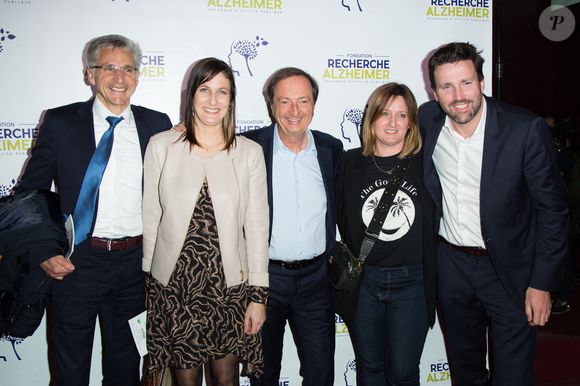 Michel-Edouard Leclerc et son équipe Leclerc assistent au 15ème Gala de la Fondation Alzheimer à l'Olympia le 15 mars 2022 à Paris, France. Photo by Nasser Berzane/ABACAPRESS.COM