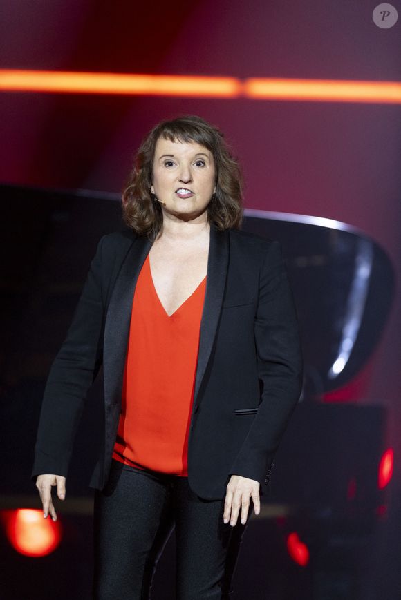 Exclusif - Anne Roumanoff sur la scène du concert solidaire pour les enfants de la guerre "Ensemble à l'Olympia" à Paris présenté par EliseCare le 10 février 2025.
© Jack Tribeca / Pierre Perusseau / Bestimage