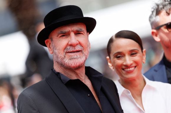 Eric Cantona et sa femme Rachida Brakni - Montée des marches du film " Soudain " lors du 79ème Festival International du Film de Cannes, le 15 mai 2026. © Jacovides-Moreau / Bestimage