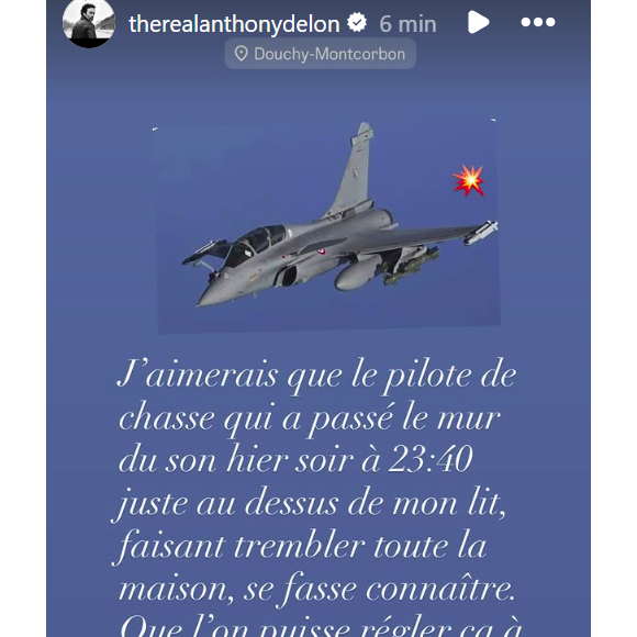 Anthony Delon lance un appel sur Instagram
