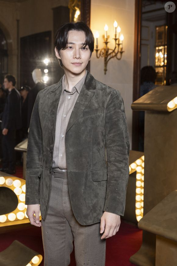 Lee Jun-ho - Photocall pour les 130 ans de Berluti lors de la fashion week à Paris le 22 janvier 2025. © Olivier Borde /Bestimage