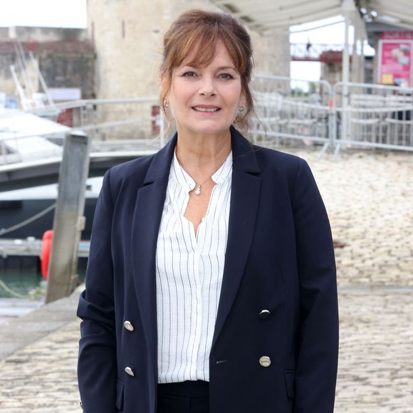 Cécilia Hornus au photocall de la série "Plus belle la vie" lors de la 23ème édition du Festival de la Fiction tv de la Rochelle 2021, à La Rochelle, France, le 18 septembre 2021. © Jean-Marc LHomer/Bestimage