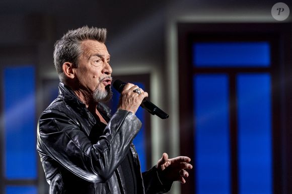 Exclusif - Florent Pagny - Enregistrement de l'émission "Spectaculaire" à Paris, diffusée le 15 janvier sur France 2.  © Pierre Perusseau / Bestimage